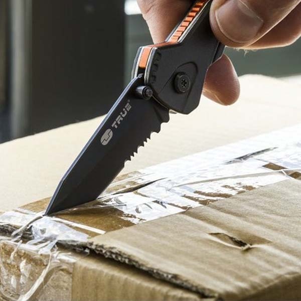 Cutit TRUE UTILITY TU6871, 7cm, otel, negru
