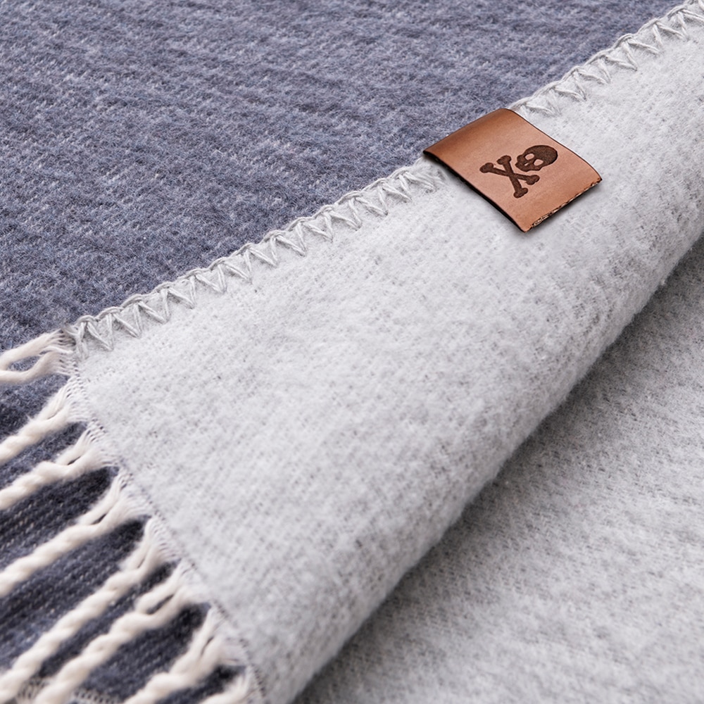 Patura Scalpers Home SC-0039, 140 x 190 cm, acril + bumbac, albastru