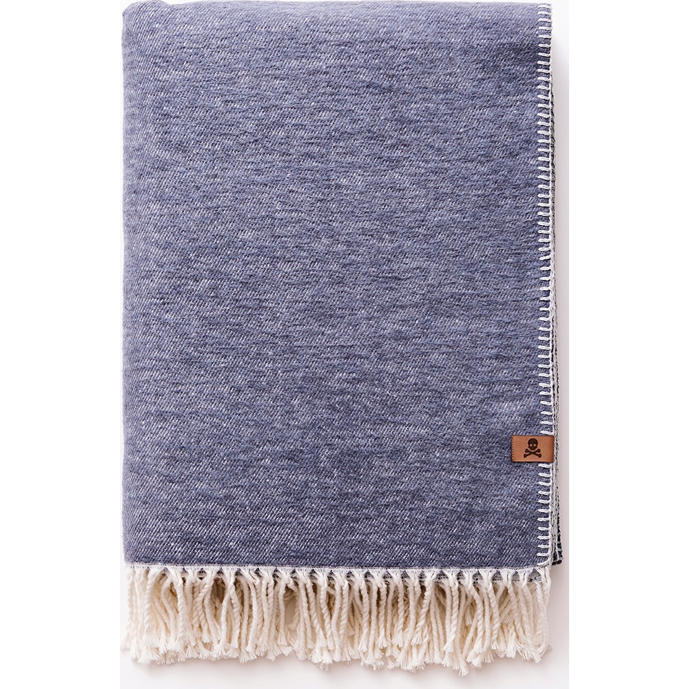 Patura Scalpers Home SC-0039, 140 x 190 cm, acril + bumbac, albastru