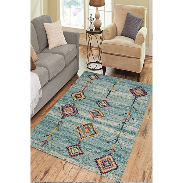 Covor living / dormitor Rustic, 160 x 230 cm, poliester, multicolor