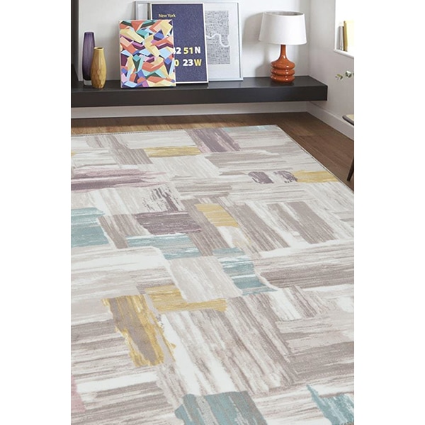 Covor living / dormitor Abstract Aspero, 150 x 230 cm, poliester, multicolor