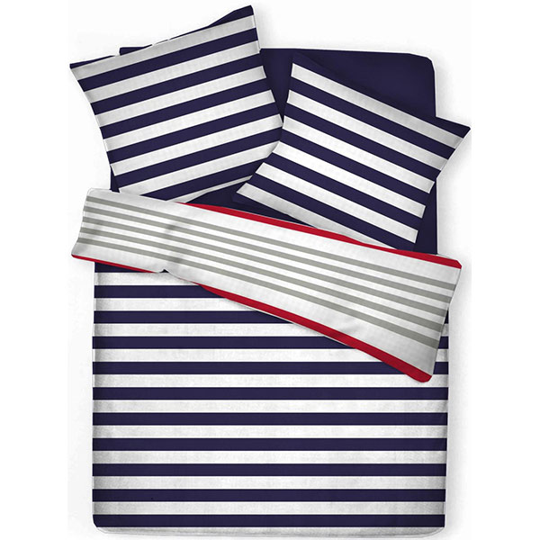 Lenjerie de pat White, 2 persoane, 100% bumbac, 180 x 220 cm, 3 piese