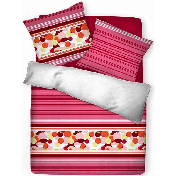 Lenjerie de pat Bubbles, 2 persoane, 100% bumbac, 220 x 200 cm, 3 piese