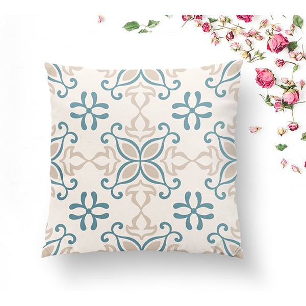 Fata perna decorativa Ethnic Moroccan, 30% bumbac +70% poliester, 45 x 45 cm, multicolor