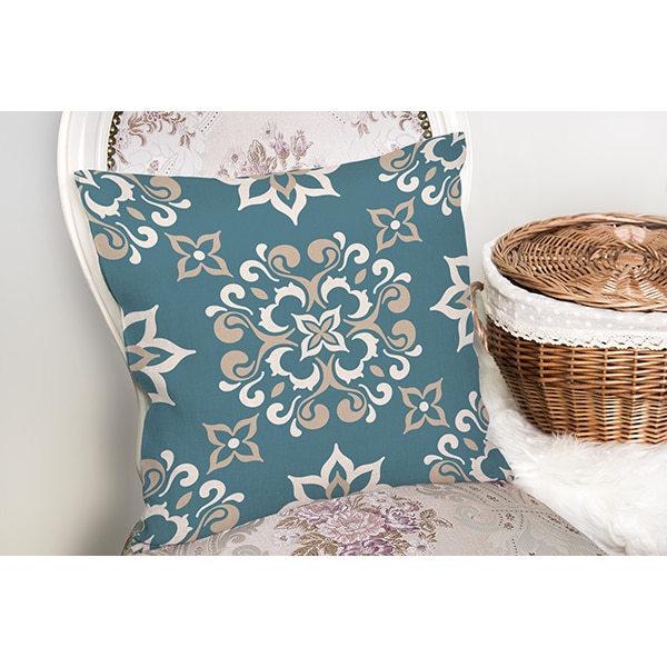 Set 4 fete de perna decorativa Ethnic Moroccan, 30% bumbac +70% poliester, 45 x 45 cm, multicolor