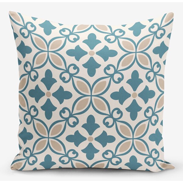 Set 4 fete de perna decorativa Ethnic Moroccan, 30% bumbac +70% poliester, 45 x 45 cm, multicolor