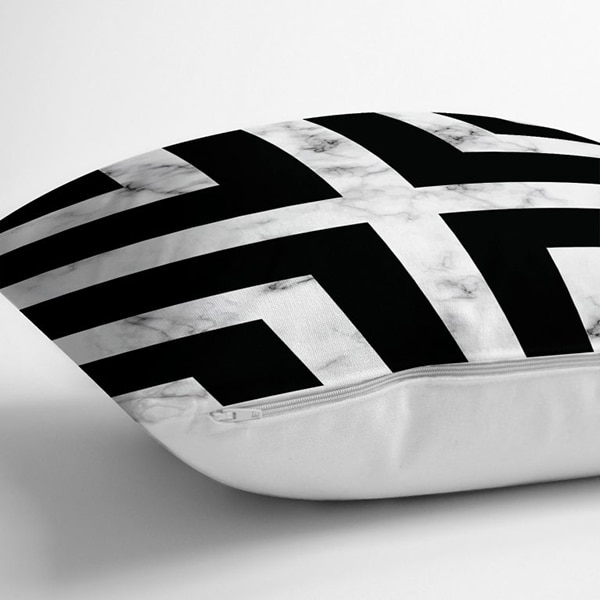 Fata perna decorativa Modern CC19, 30% bumbac +70% poliester, 45 x 45 cm, multicolor