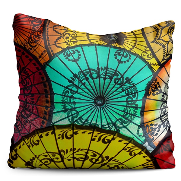 Perna decorativa Colores Umbrella, 40 x 40 cm, multicolor
