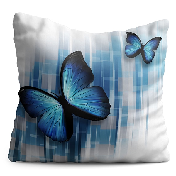 Perna decorativa Butterfly 2, 40 x 40 cm, multicolor