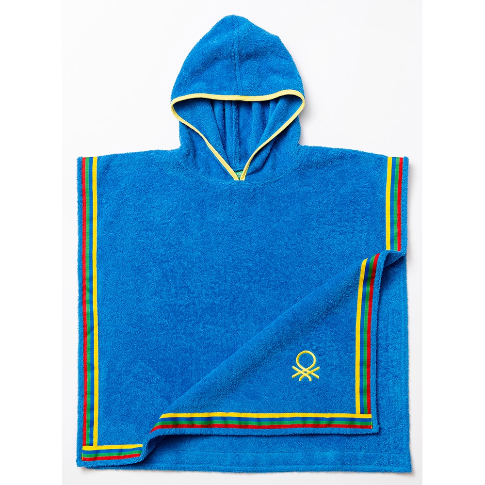 Halat de baie BENETTON BE-0818-BL, copii, bumbac, 2-4 ani, albastru