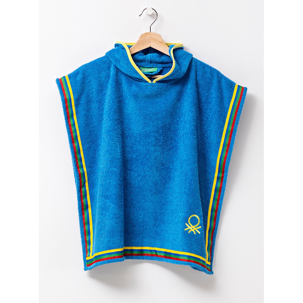 Halat de baie BENETTON BE-0818-BL, copii, bumbac, 2-4 ani, albastru