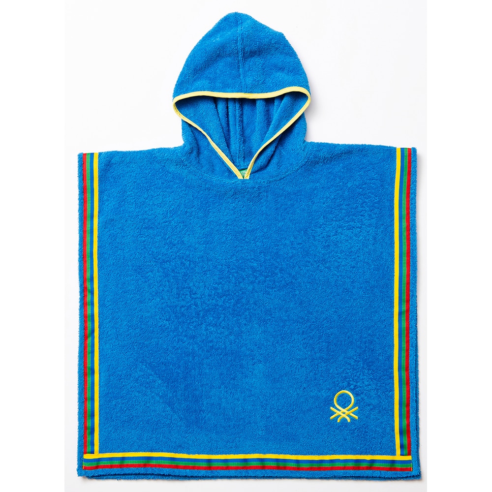 Halat de baie BENETTON BE-0818-BL, copii, bumbac, 2-4 ani, albastru