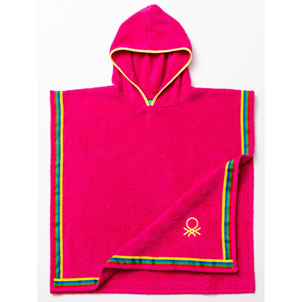 Halat de baie BENETTON BE-0818-PK, copii, bumbac, 2-4 ani, roz