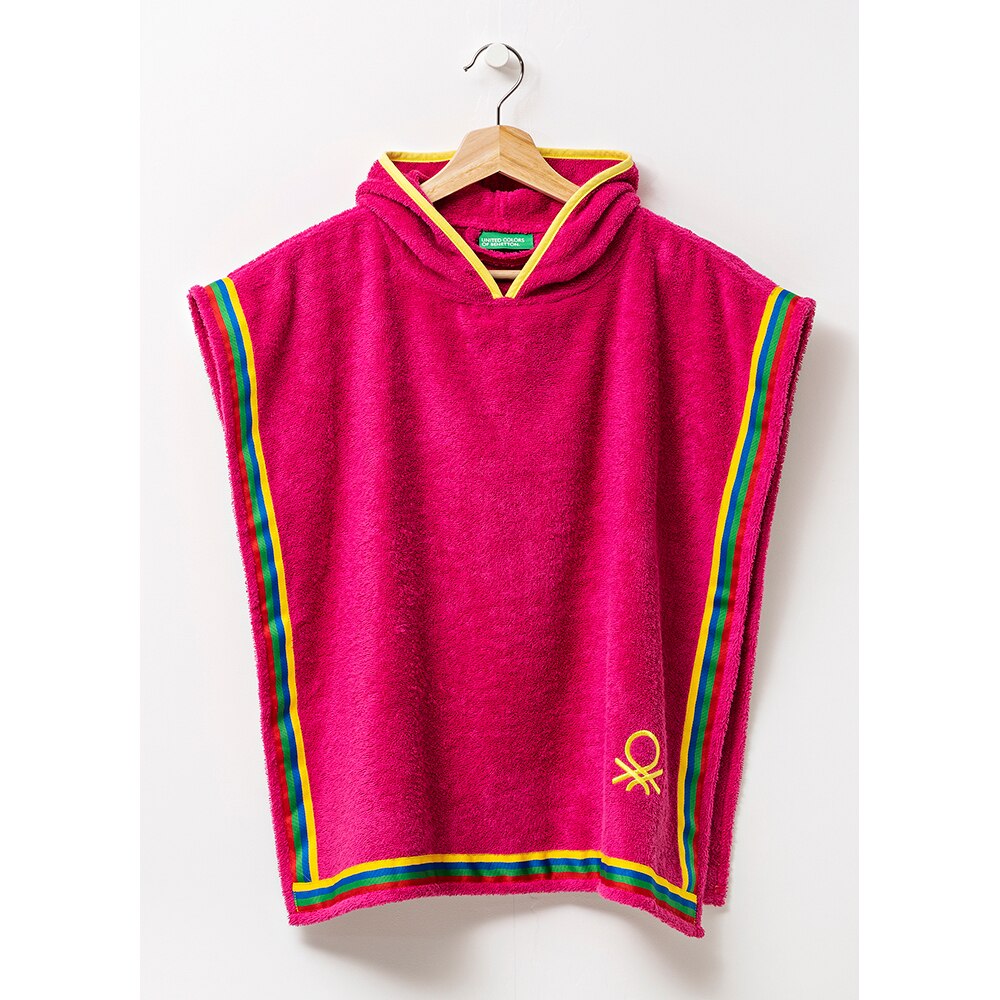 Halat de baie BENETTON BE-0818-PK, copii, bumbac, 2-4 ani, roz