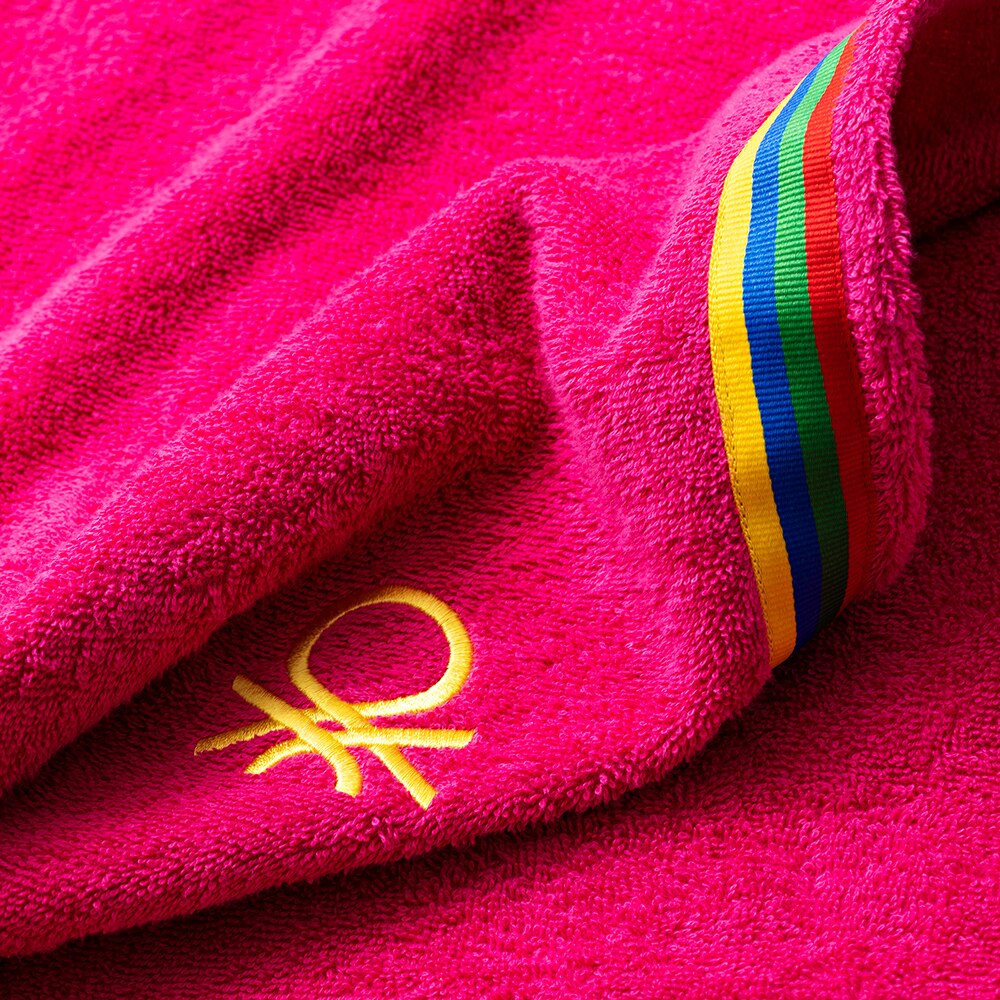 Halat de baie BENETTON BE-0818-PK, copii, bumbac, 2-4 ani, roz