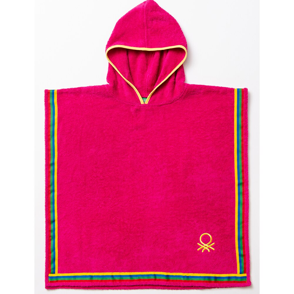 Halat de baie BENETTON BE-0818-PK, copii, bumbac, 2-4 ani, roz