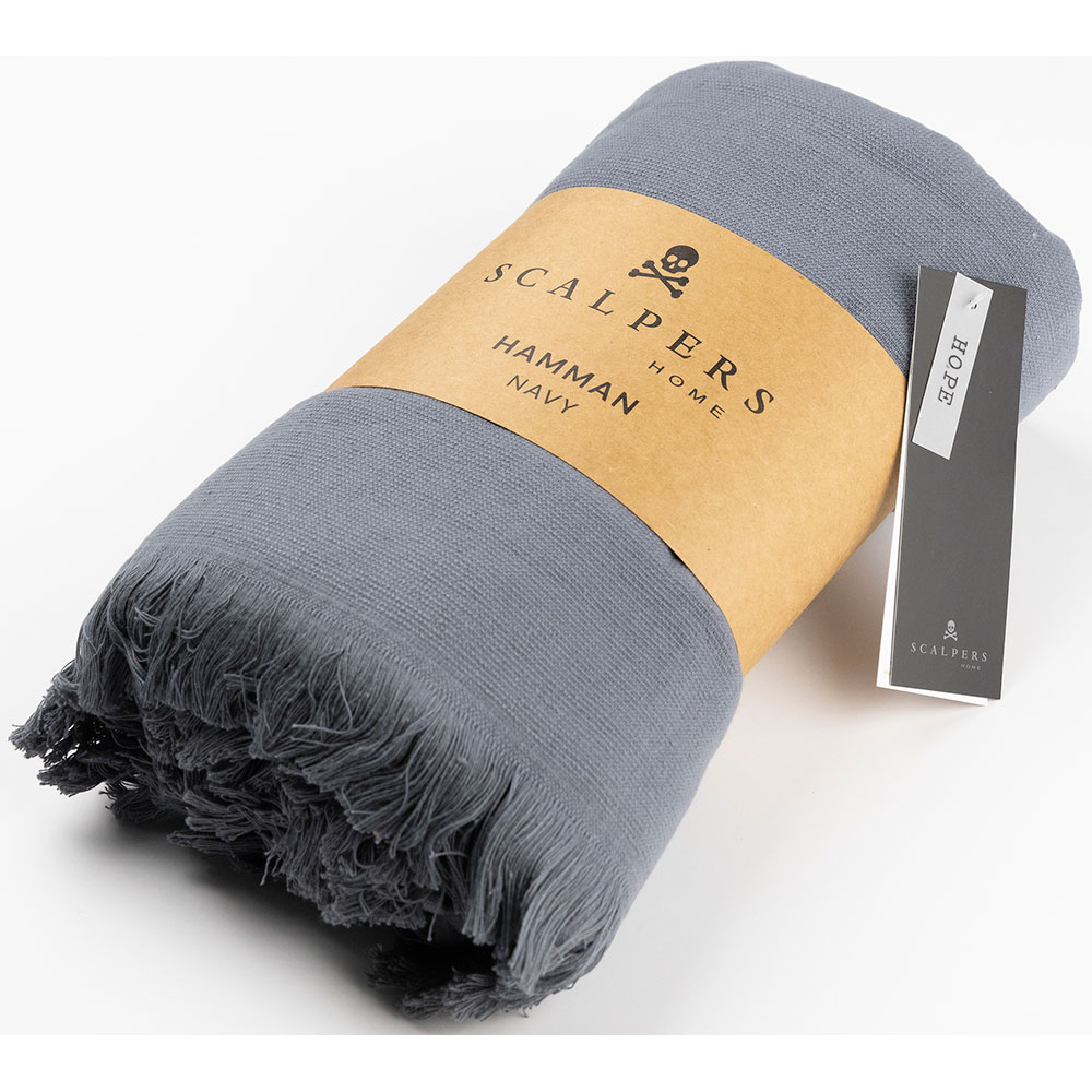 Prosop Scalpers Home Hamman, 80 x 165 cm, bumbac, albastru