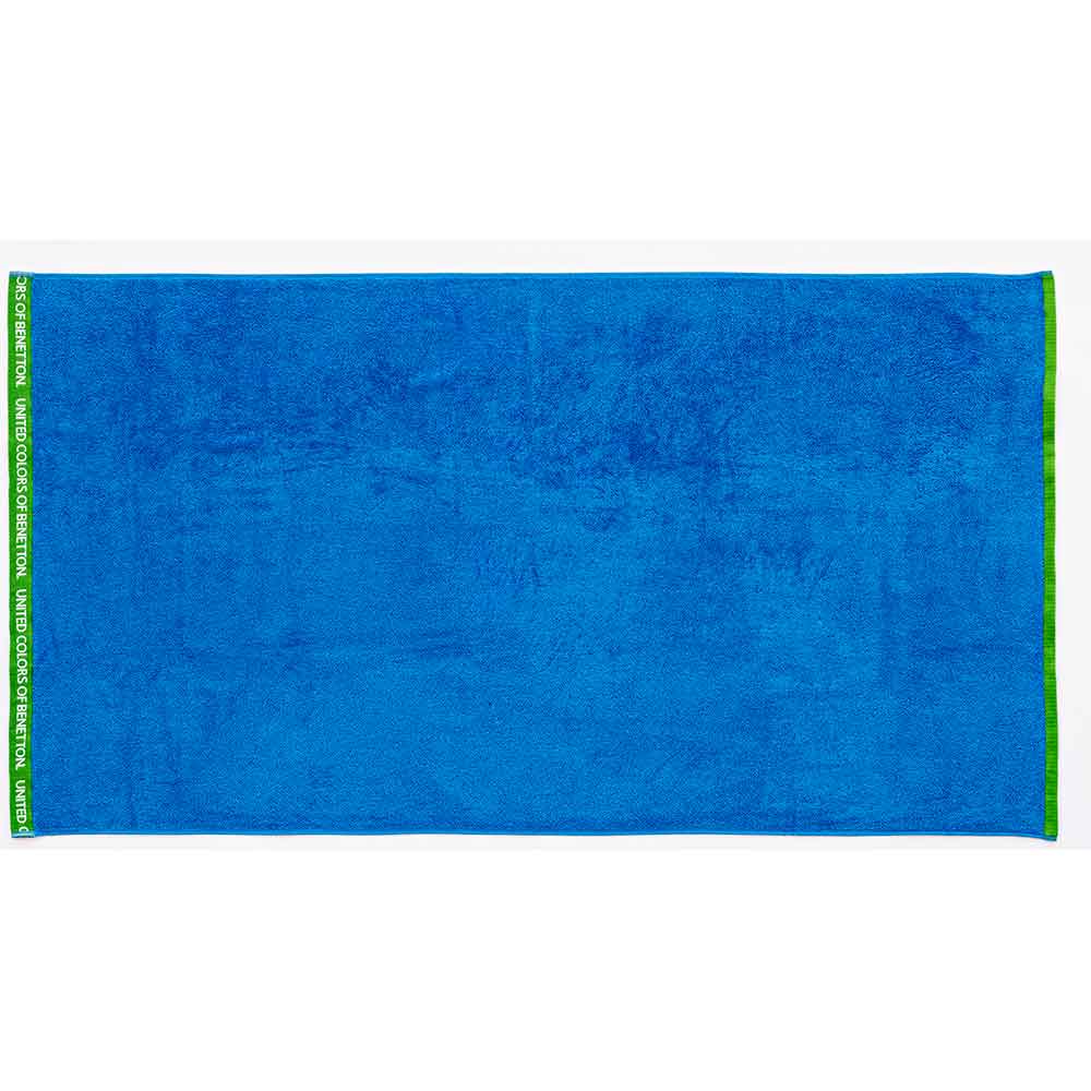 Prosop BENETTON Terry Rainbow, 90 x 160 cm, bumbac, albastru