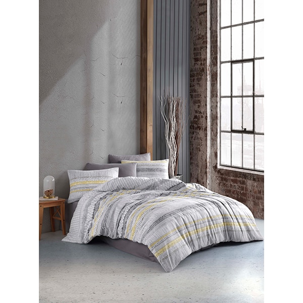 Lenjerie de pat Crochet 2, 1 persoana, 100% bumbac, 160 x 220, 2 piese