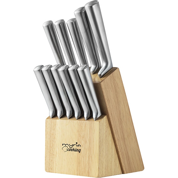 Set cutite MYRIA MY4459, 12 piese, otel, 8.5-20cm, argintiu