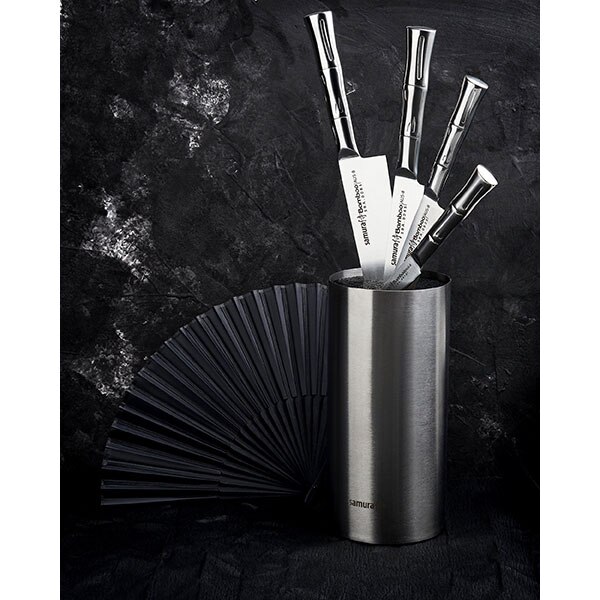 Set cutite SAMURA Bamboo SBA-05, 5 piese, otel, 8.5 - 19.4cm, otel, argintiu