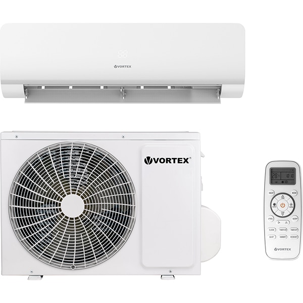 Aer conditionat VORTEX AERVAIH1222FV, 12000 BTU, A++/A+, Functie Incalzire, Inverter, Wi-Fi , kit instalare inclus, alb