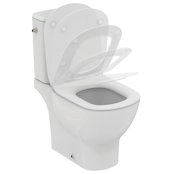 Vas WC IDEAL STANDARD Tesi T008701, montaj pe pardoseala, evacuare orizontala, alb