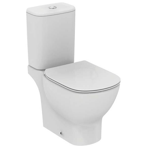 Vas WC IDEAL STANDARD Tesi T008701, montaj pe pardoseala, evacuare orizontala, alb