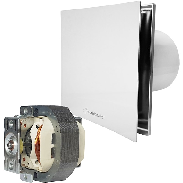 Ventilator baie extractor TURBIONAIRE ARTE 100 SC, 15W, crom