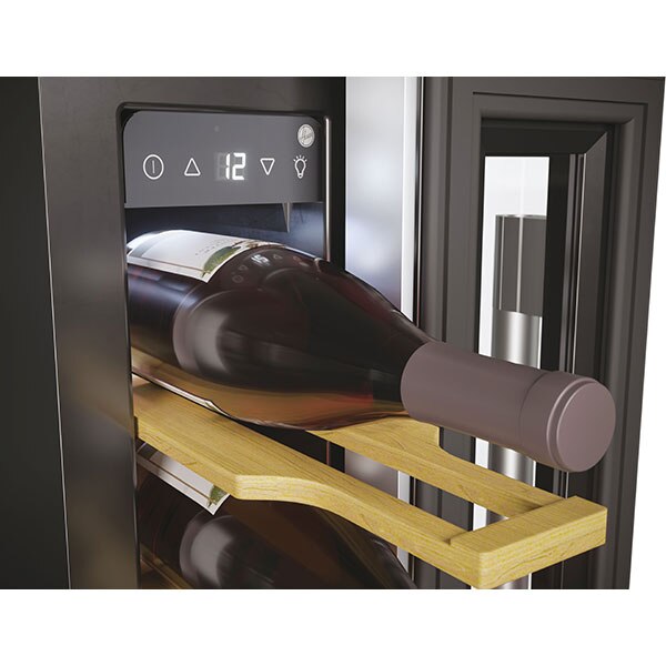 Racitor de vinuri incorporabil HOOVER HWCB 15/1, 7 sticle, H 87 cm, Clasa G