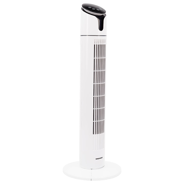 Ventilator turn DAEWOO DDV200, 3 trepte de viteza, 55W, alb-negru