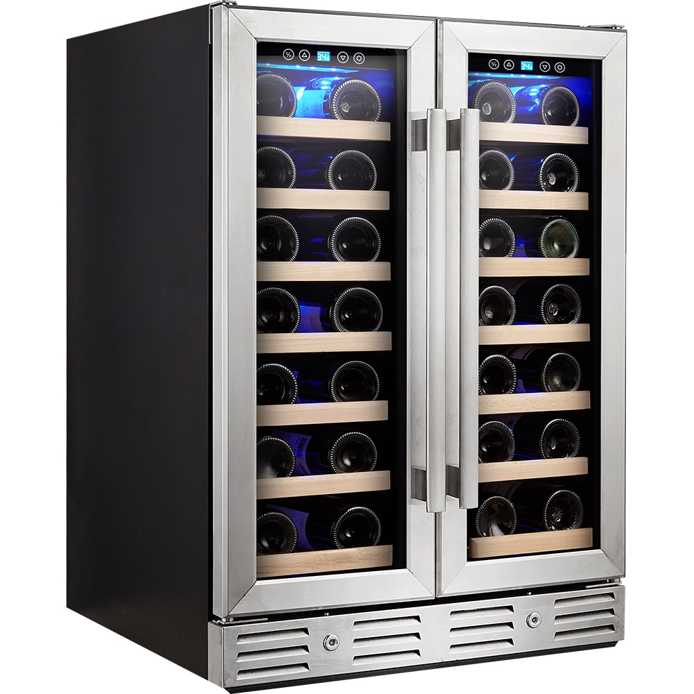 Racitor de vinuri incorporabil VORTEX VWC15NBK02G, 40 sticle, H 86 cm, Clasa G