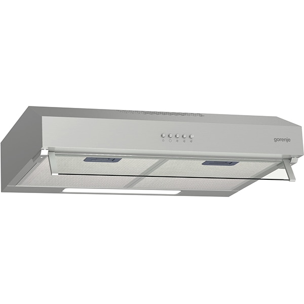 Hota traditionala GORENJE WHU629EX/M, 1 motor, 249m3/h, L 60 cm, inox