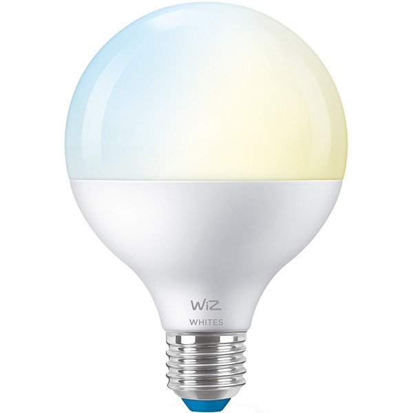 Bec LED Smart WIZ Whites, E27, 11W, 1055lm, Wi-Fi, lumina variabila, compatibil Alexa, Google Assistant