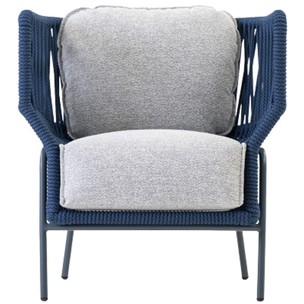 Scaun relaxare LIVINTWIST Rock 14, 79.5 x 82 x 17 cm, albastru