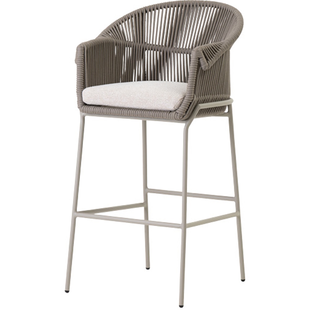 Scaun bar LIVINTWIST Scala14, 57.5 x 109.5 x 10 cm, kaki