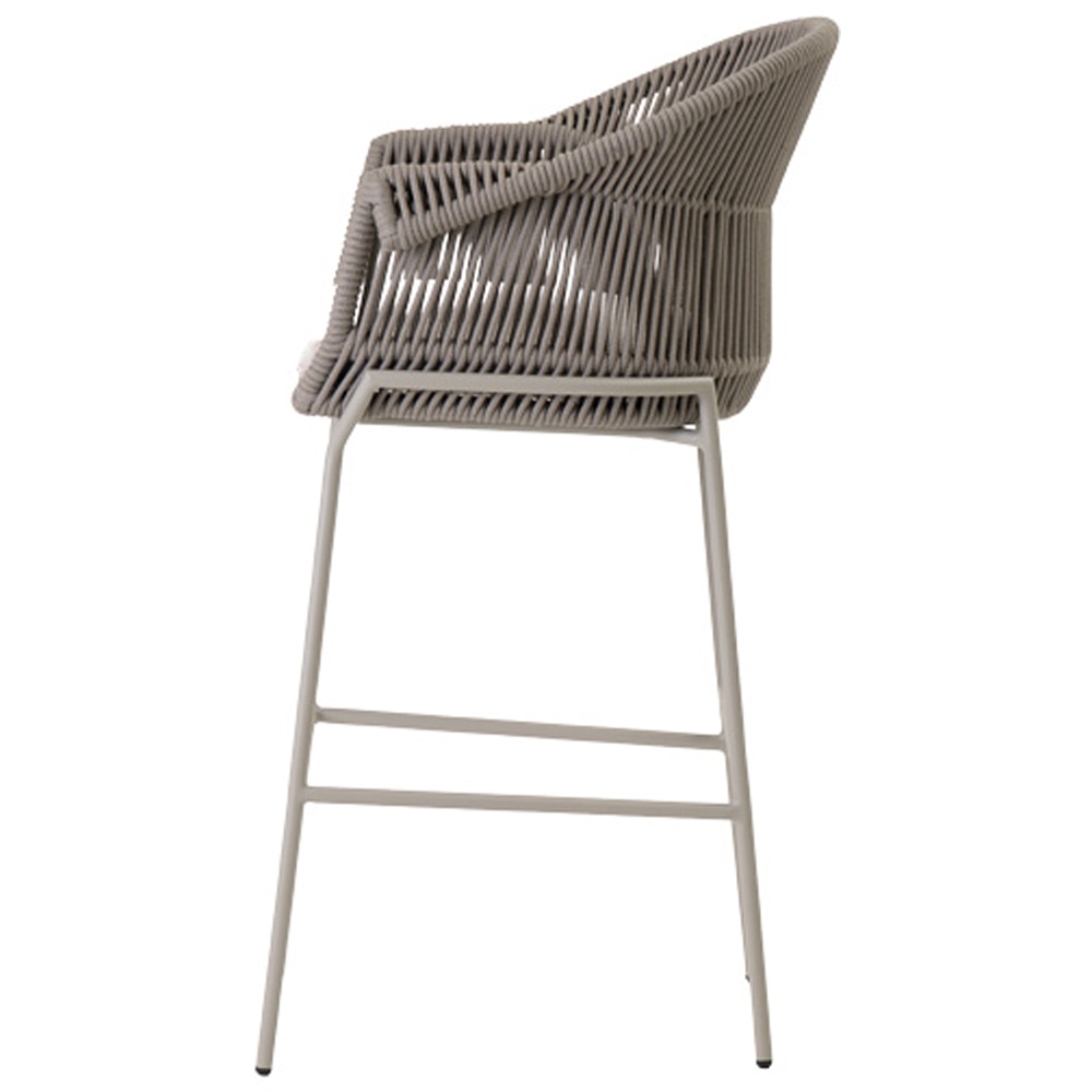 Scaun bar LIVINTWIST Scala14, 57.5 x 109.5 x 10 cm, kaki