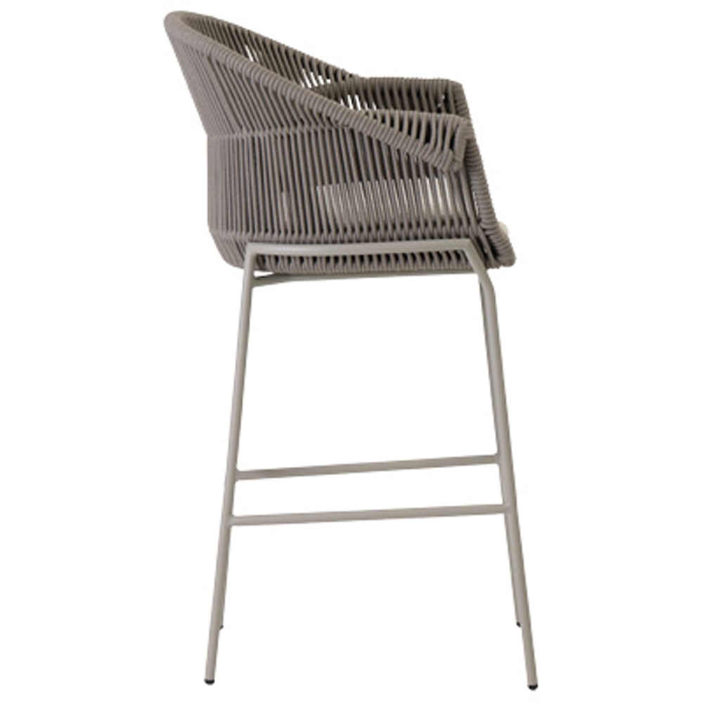 Scaun bar LIVINTWIST Scala14, 57.5 x 109.5 x 10 cm, kaki