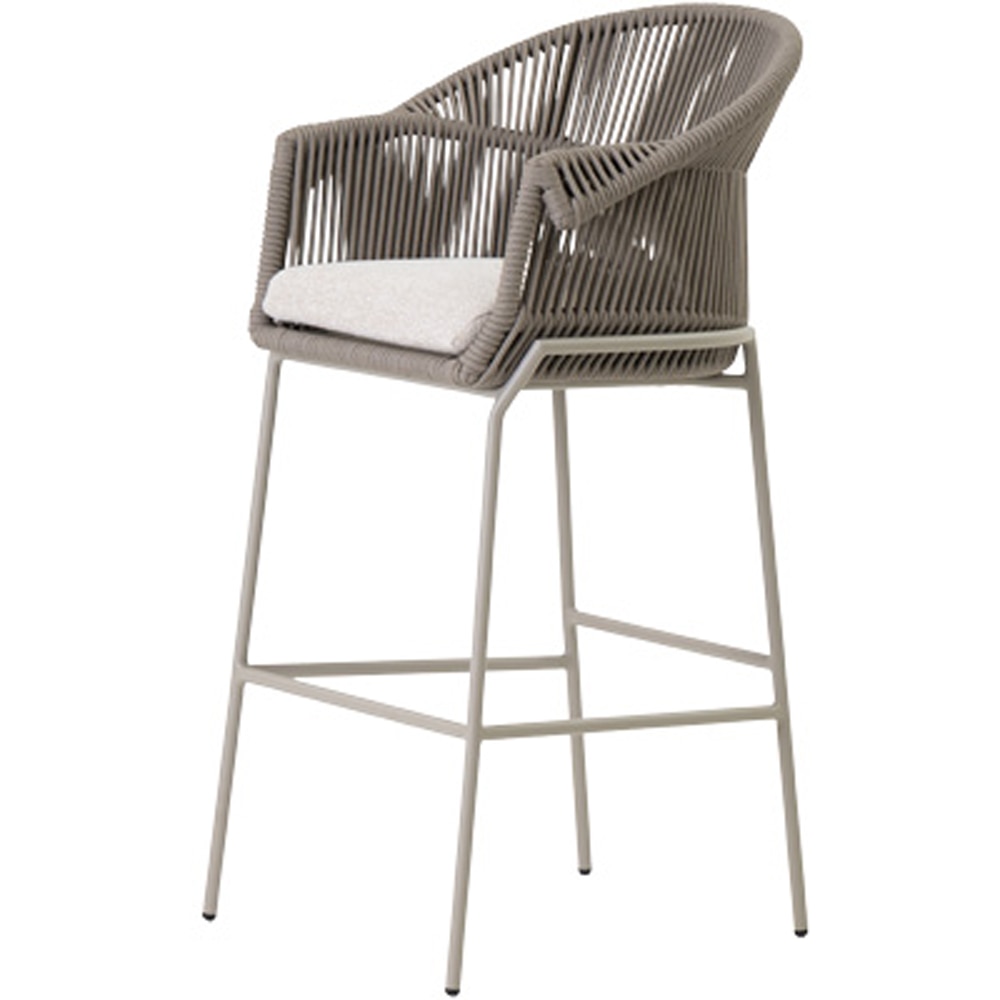 Scaun bar LIVINTWIST Scala14, 57.5 x 109.5 x 10 cm, kaki