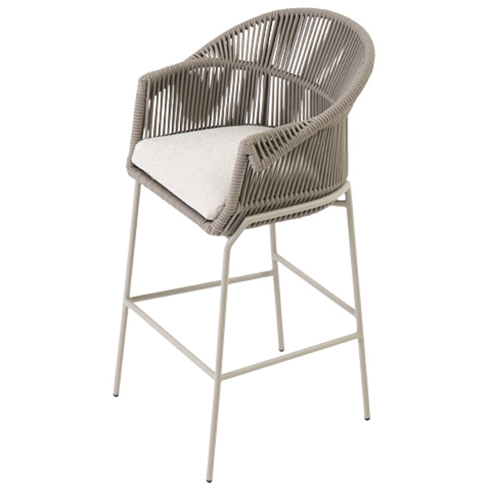 Scaun bar LIVINTWIST Scala14, 57.5 x 109.5 x 10 cm, kaki