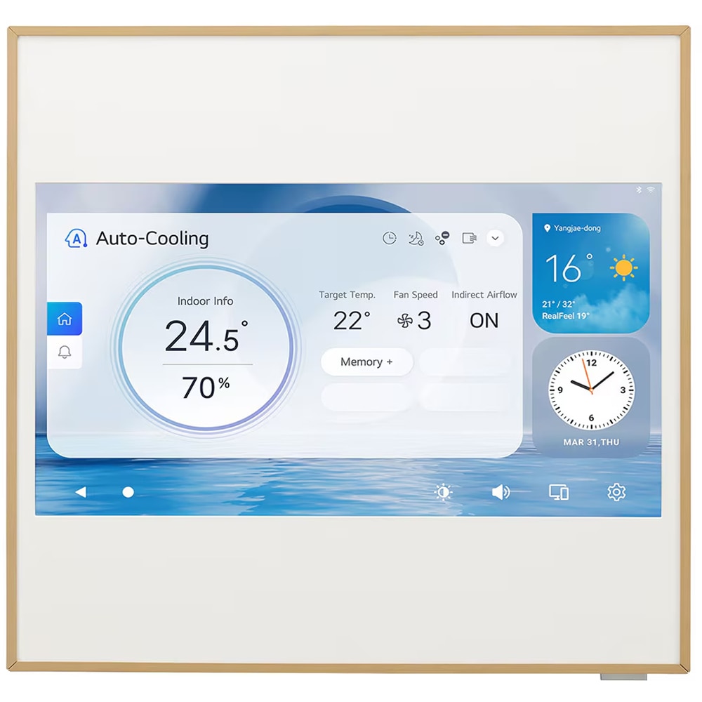Aer conditionat LG Artcool Gallery Premium LCD A12GA2N, 12000 BTU, A++/A+, Inverter, Wi-Fi, Purificare aer
