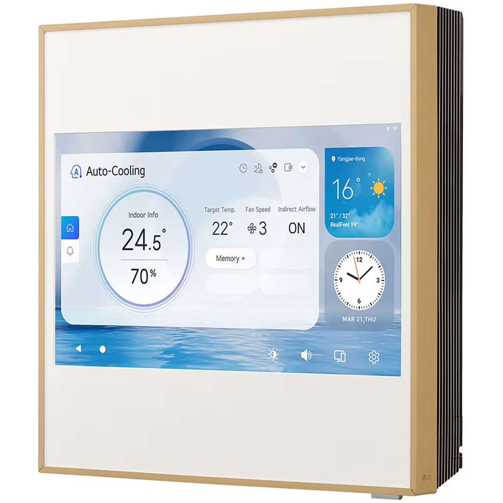 Aer conditionat LG Artcool Gallery Premium LCD A12GA2N, 12000 BTU, A++/A+, Inverter, Wi-Fi, Purificare aer