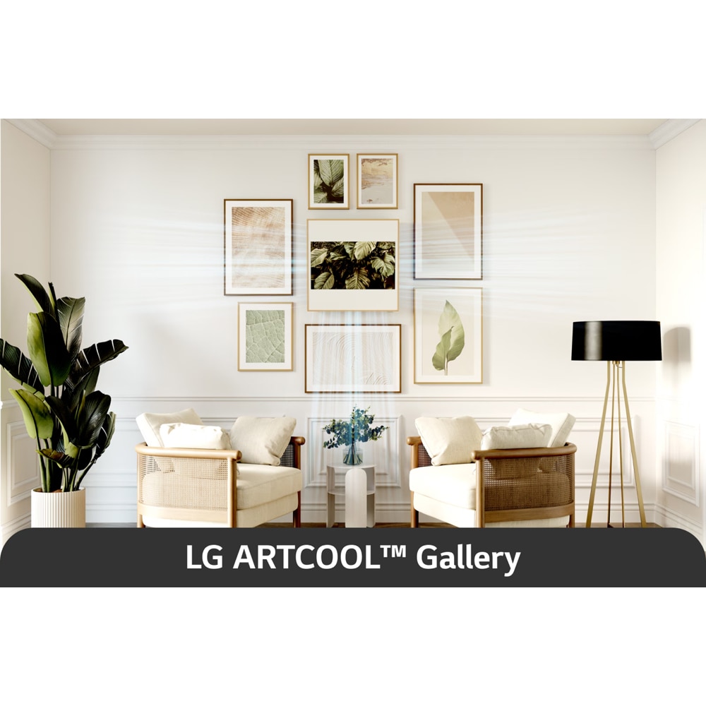 Aer conditionat LG Artcool Gallery Premium LCD A12GA2N, 12000 BTU, A++/A+, Inverter, Wi-Fi, Purificare aer