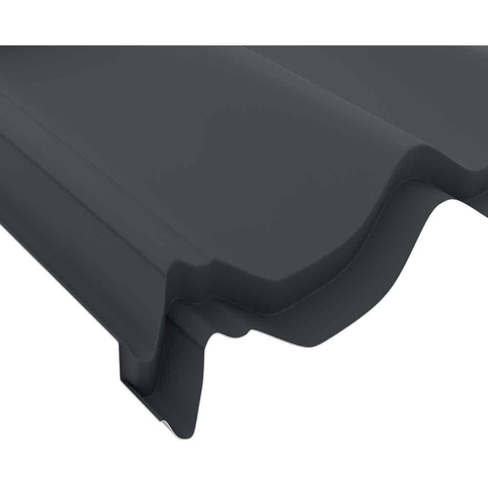 Placa metalica BASIC RAL 7016, 1.18 x 2.2 m, gri mat