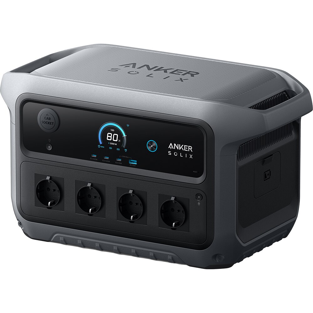 Statie de incarcare ANKER C2000 Gen 2, 2048Wh, 2400W, negru