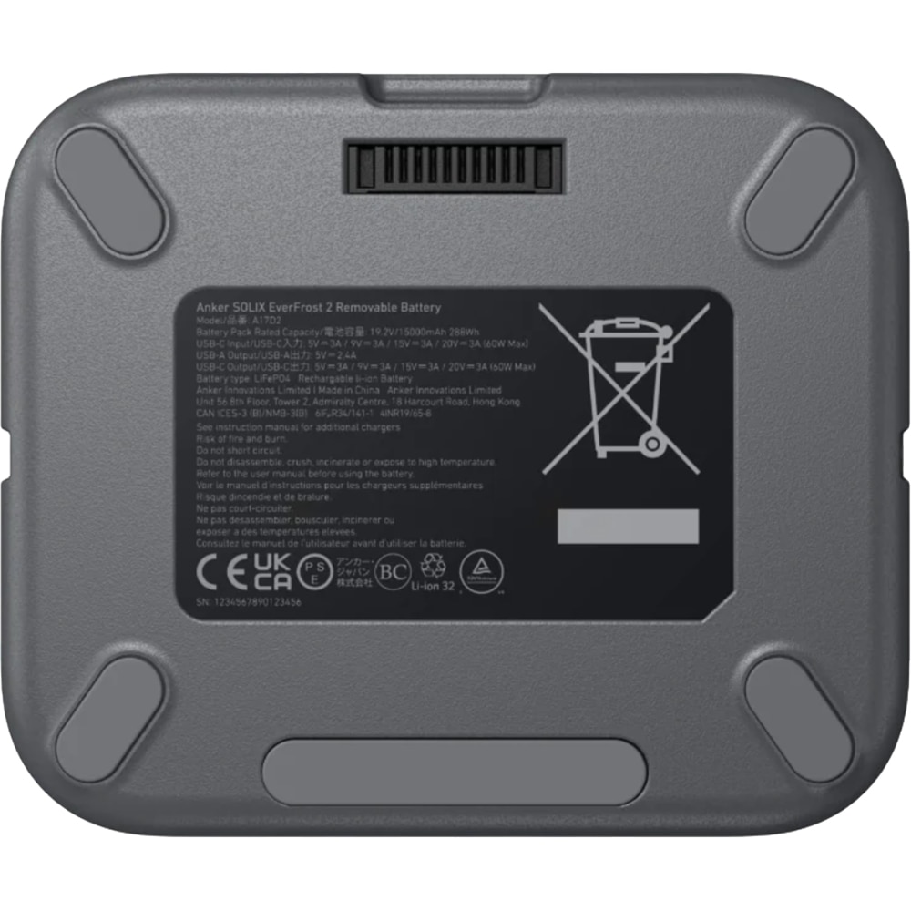 Baterie suplimentara ANKER Solix EverFrost 2, 288Wh, negru