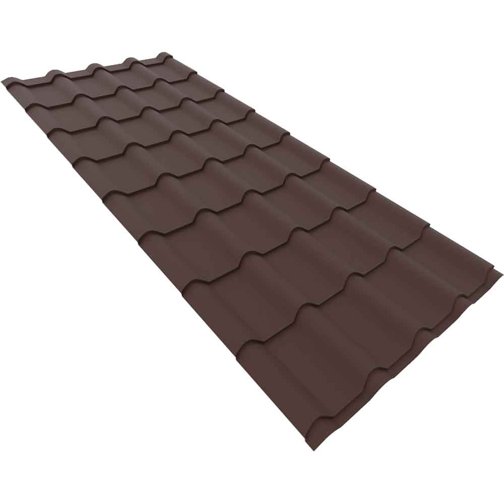 Placa metalica BASIC RAL 8017, 1.18 x 2.2 m, maro mat