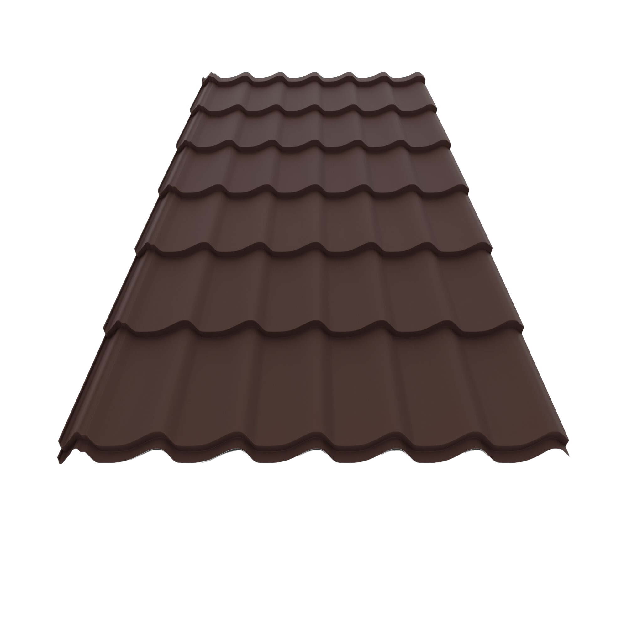 Placa metalica BASIC RAL 8017, 1.18 x 2.2 m, maro mat