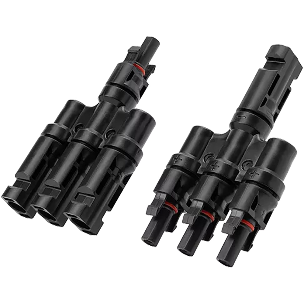 Cablu conector ANKER MC4 Solix, 3 porturi, negru