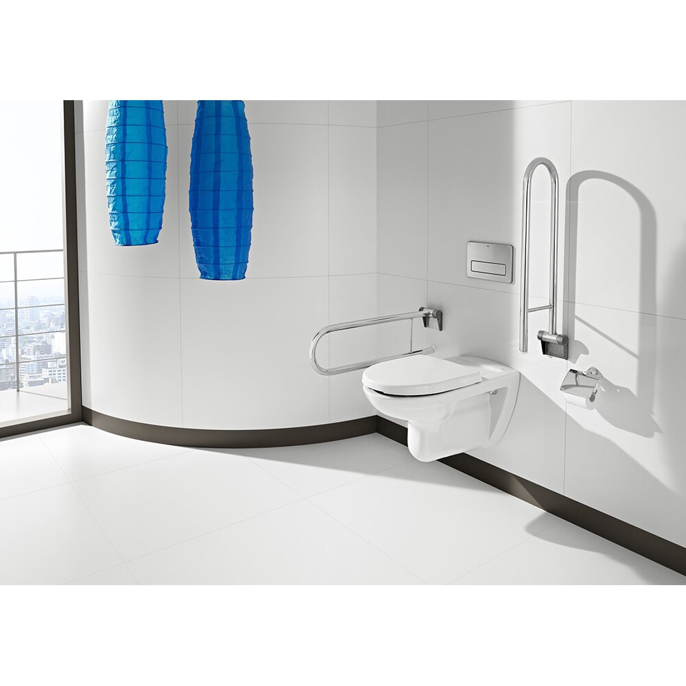 Vas WC suspendat ROCA Access A346237000, pentru persoane cu dizabilitati, ceramica, 36 x 70 x 38 cm, alb